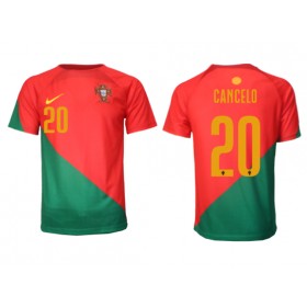 Portugal Joao Cancelo #20 Hemmakläder VM 2022 Kortärmad